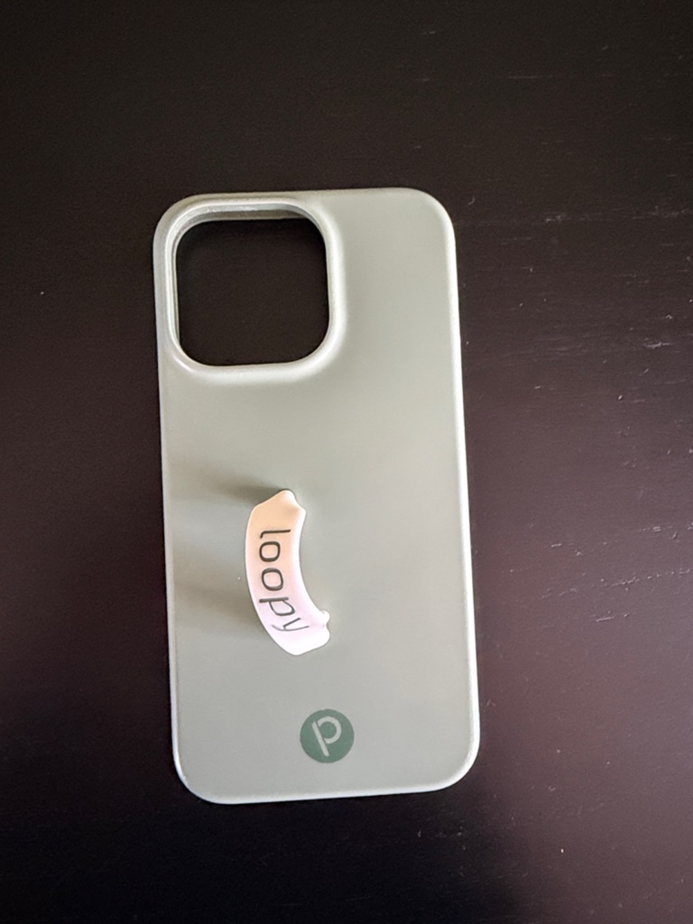 iPhone 13 Pro Loopy Sage Green Phone Case with Grip